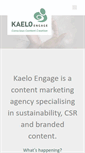 Mobile Screenshot of kaeloengage.com